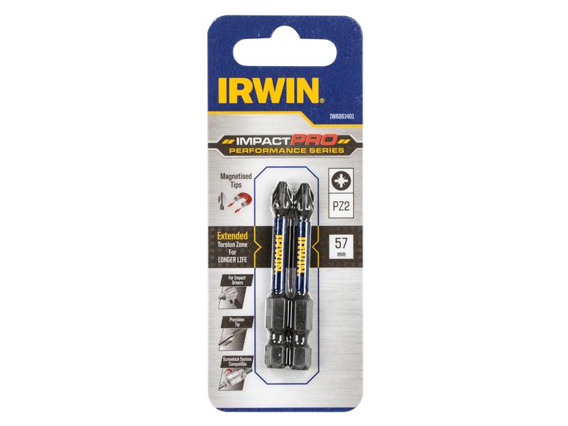 Impact Pro Performance Screwdriver Bits PZ2 25mm (Pack 20)