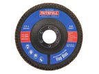 Aluminium Oxide Flap Disc 125 x 22mm Mixed Grit (3 Pack)