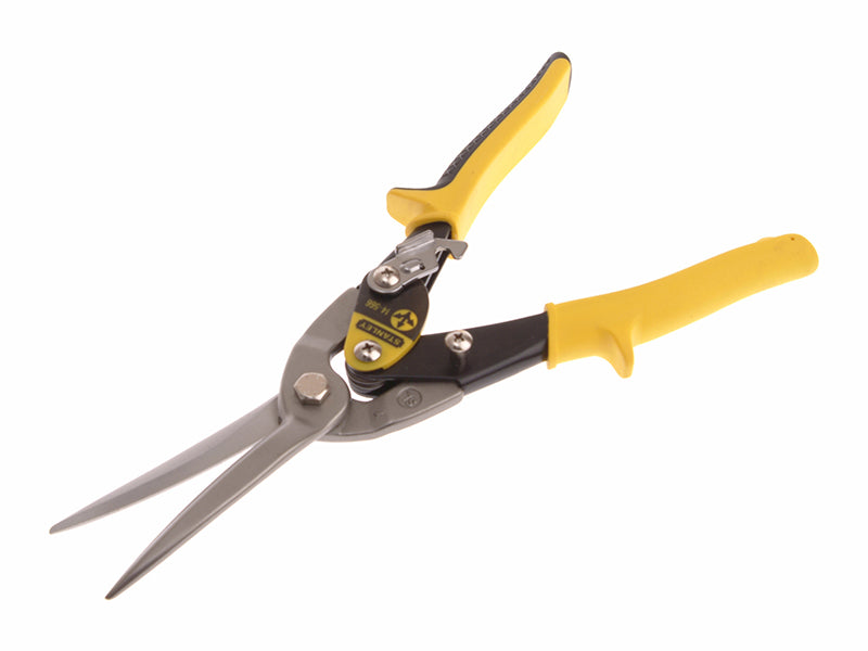 Yellow Aviation Snips & Holster Straight Cut 250mm (10in)