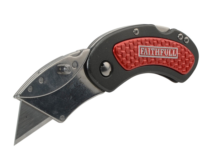 Utility Folding Knife with Blade Lock                                           
