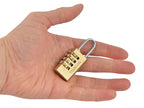 Brass Combination Padlock 20mm                                                  