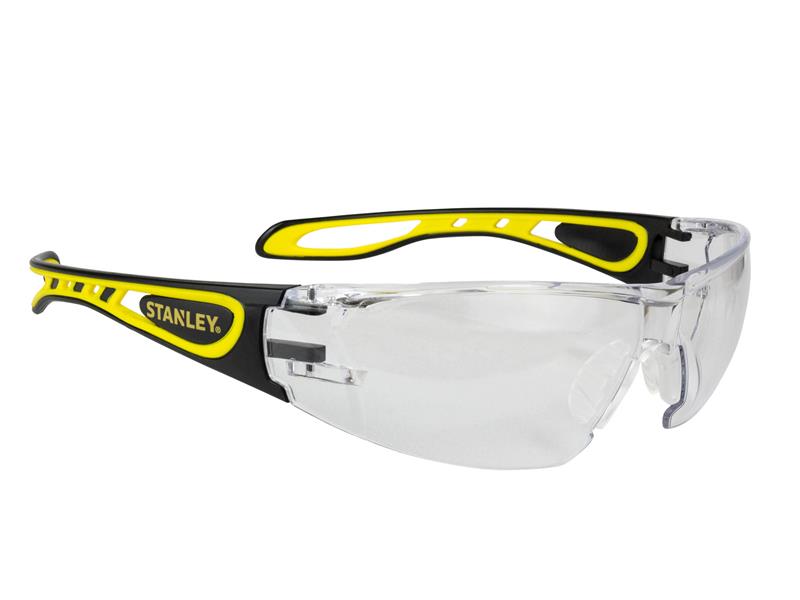 Wrap Around Safety Glasses - Smoke