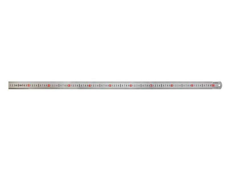 Matt Silver Measuring Rule 600mm                                                