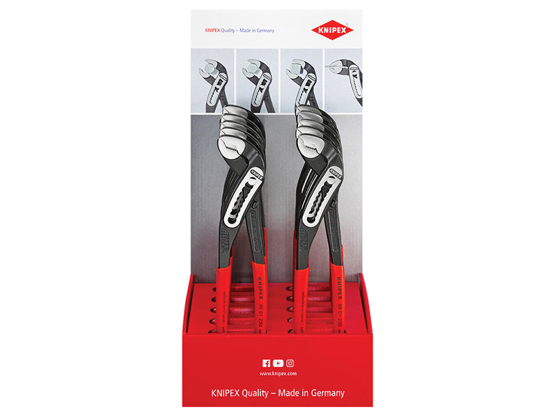 Knipex Alligator° Waterpump Pliers Counter Display (10 x KPX8801250)            