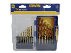 HSS Titanium Metal Drill Bit Set, 15 Piece                                      