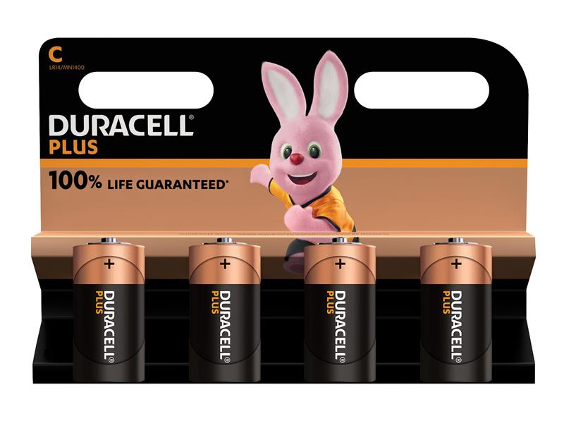 C Cell Plus Power +100% Batteries (Pack 6)