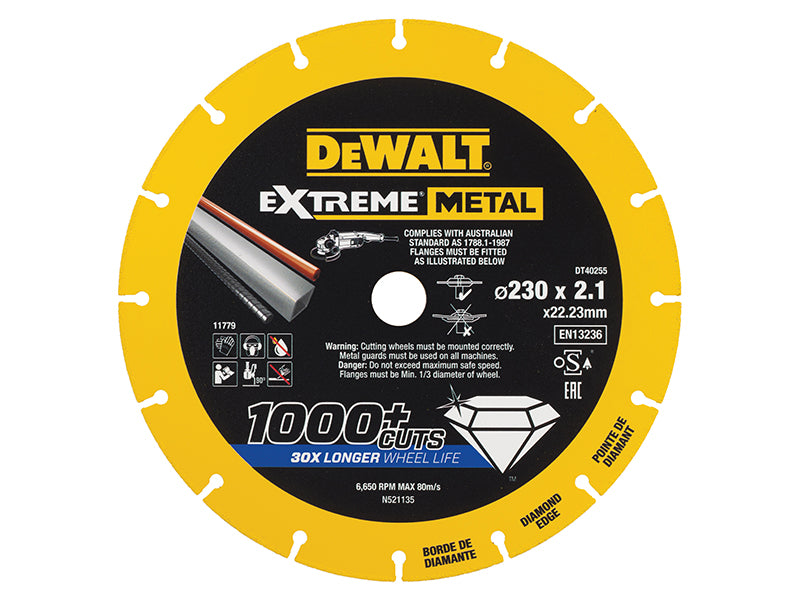 Extreme Metal Cut Off Saw Blade 230 x 22.23 x 2.10mm                            