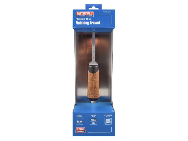 Flex Finishing Trowel with Cork Handle 400mm (16in)                             