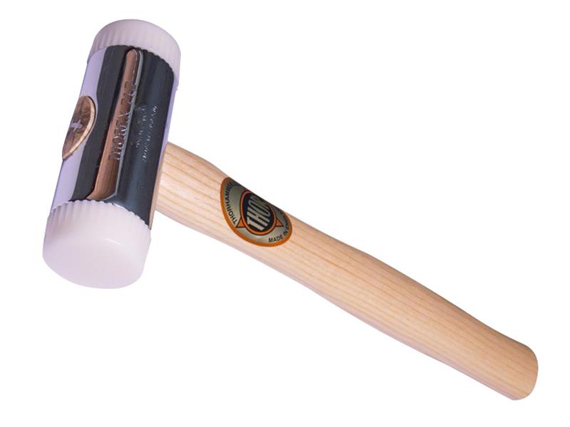 720N Thorex Nylon Hammer - Wood Handle & Cast Iron Head 63mm 2200g