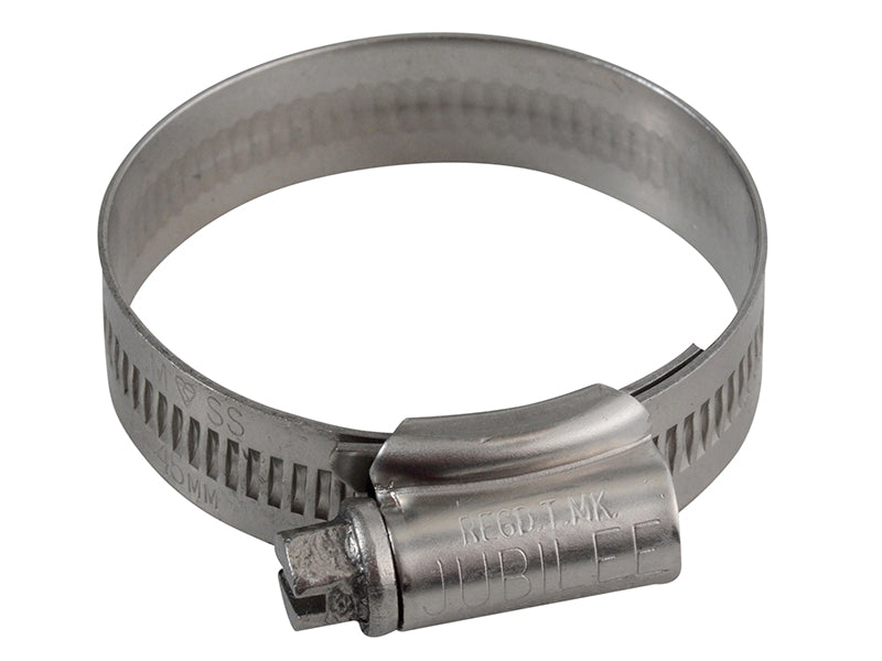 0X Stainless Steel Hose Clip 18 - 25mm (3/4 - 1in)