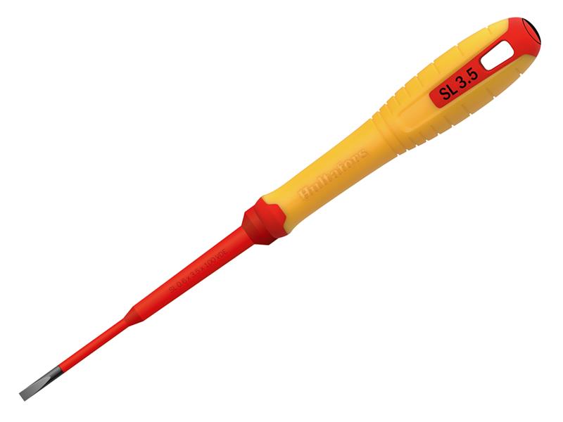 VDE Slotted Screwdriver 3.5 x 100mm                                             