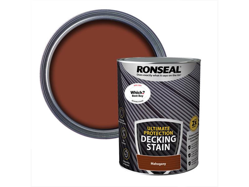 Ultimate Protection Decking Stain Rich Mahogany 5 litre