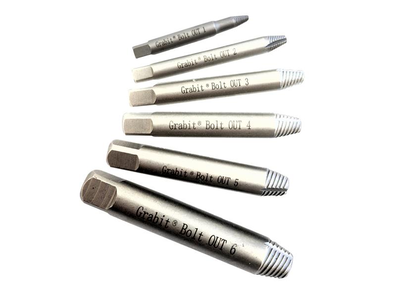 Damaged Bolt Remover Set, 6 Piece                                               