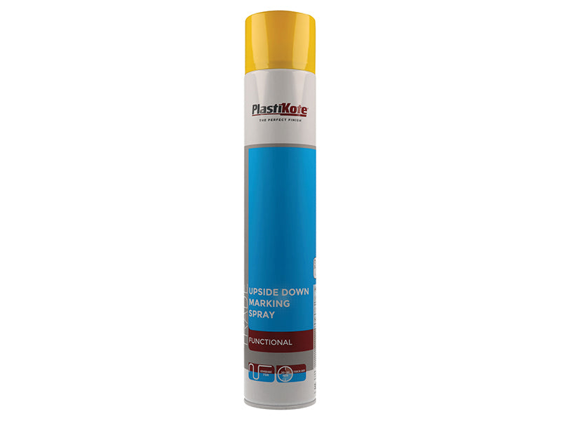 Trade Upside Down Marking Spray Paint Yellow 750ml