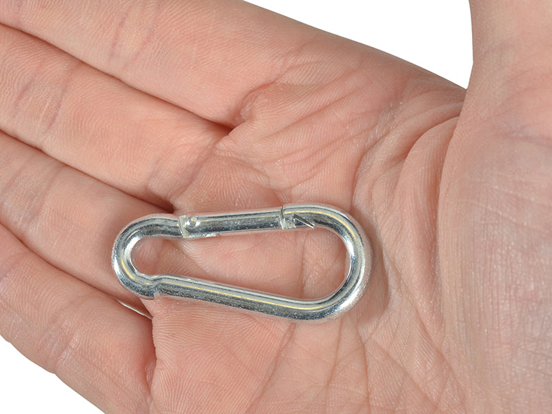 Fire Brigade Snap Hook 4mm Zinc Plated (Pack 4)                                 