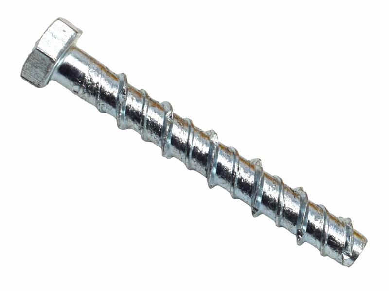 Hex Concrete Screwbolt M8 x 75mm (100)