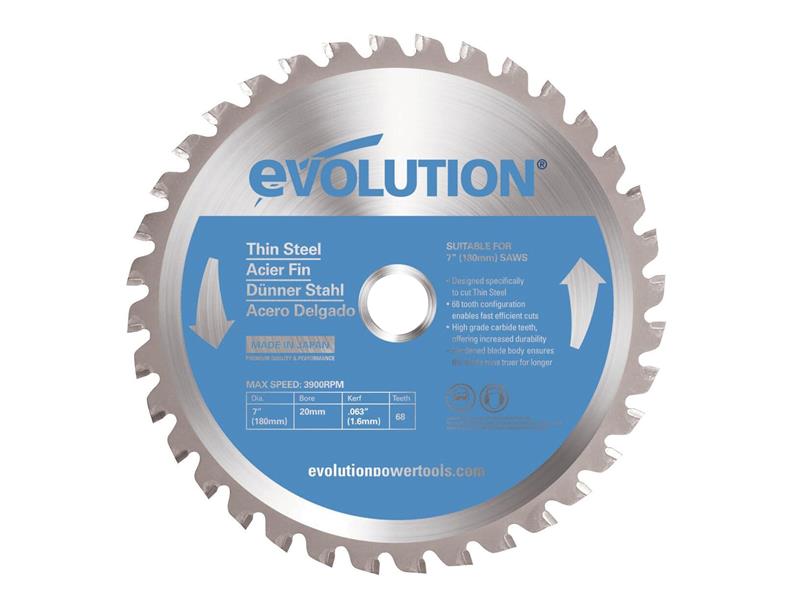 Thin Steel Cutting Circular Saw Blade 210 x 25.4 x 68T