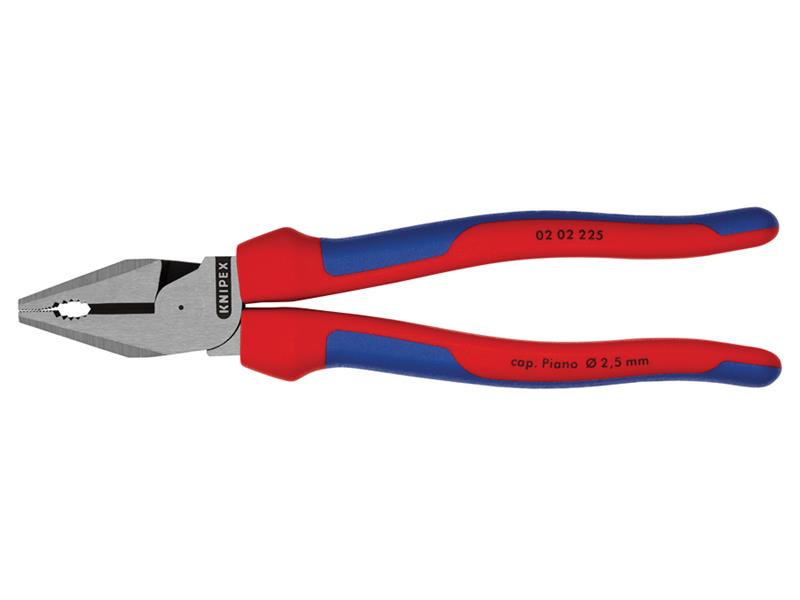 02 02 225 High Leverage Combination Pliers Comfort Handles 225mm                
