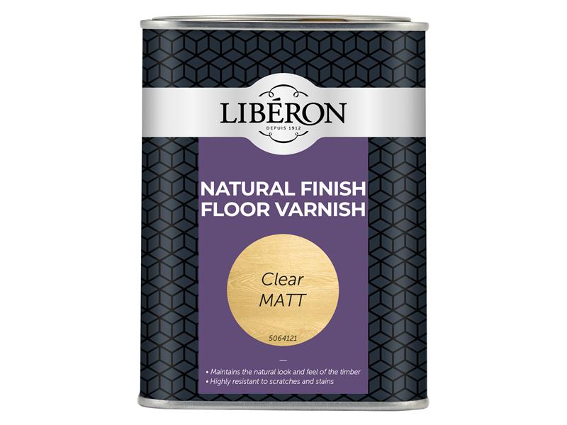 Natural Finish Floor Varnish Clear Satin 1 litre