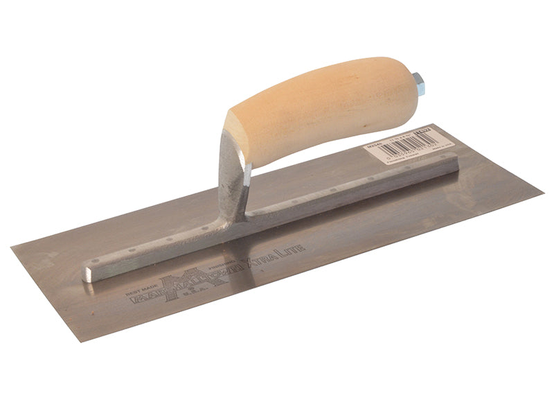 MXS7 Plasterer's Finishing Trowel Wooden Handle 12 x 5in