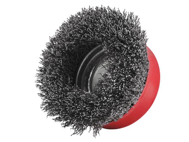X-LOCK Wire Cup Brush 75mm M14x2, 0.30mm Steel Wire                             