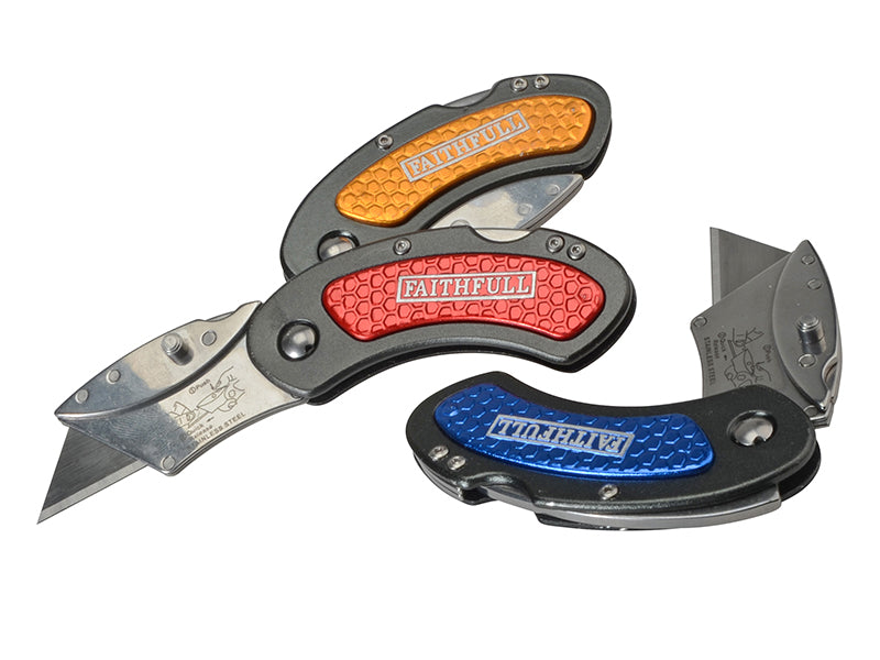 Utility Folding Knife with Blade Lock                                           
