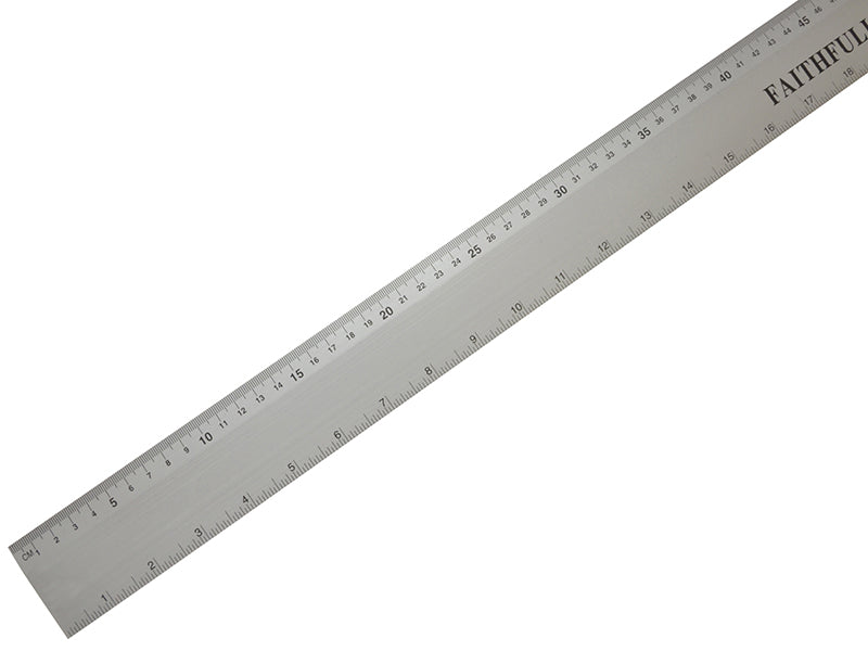 Aluminium Flat Rule 1m/39in                                                     