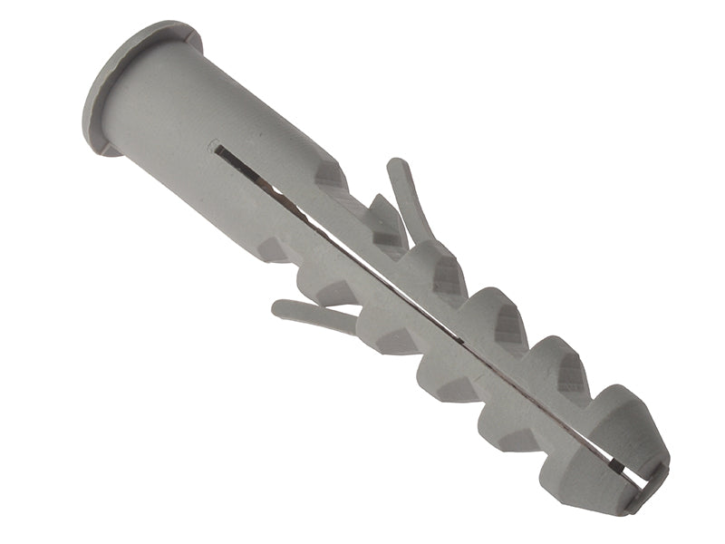 Nylon Wall Plug Rimmed M8 x 40mm Bag 100
