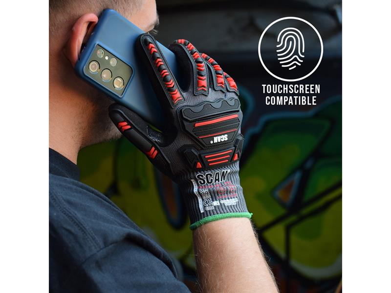 Nitrile Palm Impact Cut D Gloves - XXL (Size 11)