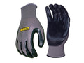 Nitrile Nylon Gloves - Large                                                    