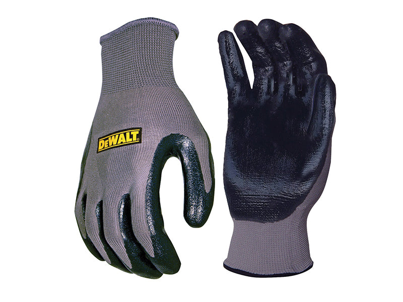 Nitrile Nylon Gloves - Large                                                    