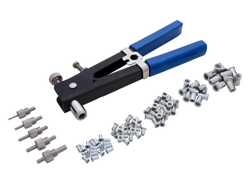Nut Riveter Kit (M3-M8) 86 Piece                                                