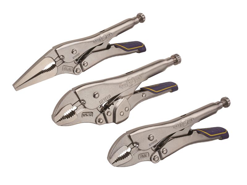 Fast Release™ Locking Pliers Set of 3 7R  9LN & 10WR