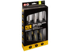 Pro Series Bevel Edge Chisel Set in Canvas Wallet, 5 Piece