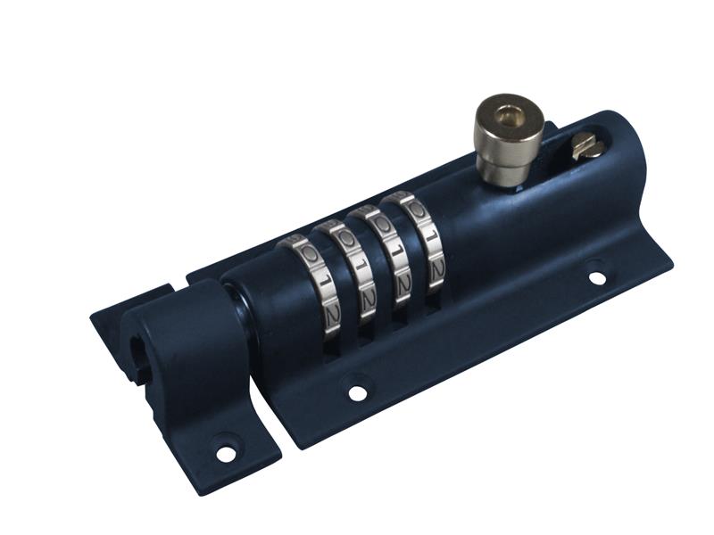 CombiBolt 4 Re-Codable Locking Bolt Black/Blue 120mm                            