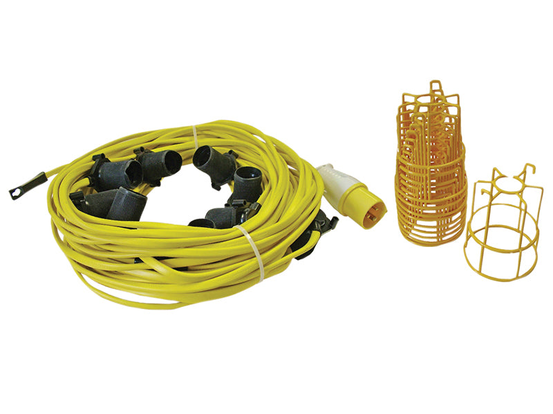 Festoon Lights 10 ES Bulbs 110V 22m                                             