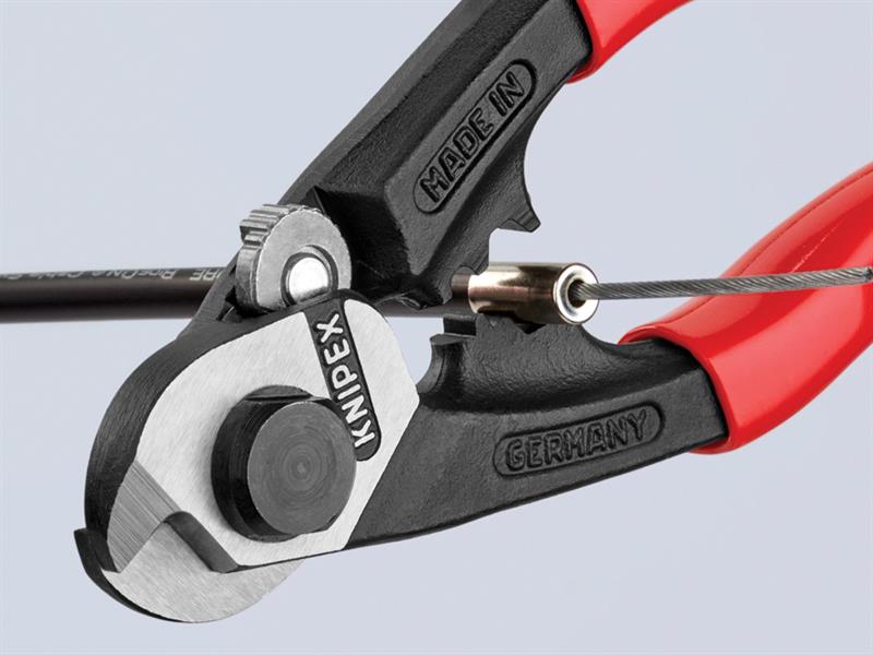 95 61 190 Wire Rope/Bowden Cable Cutter Plastic Coated Grip 190mm               