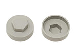 TechFast Cover Cap Goosewing Grey 16mm (Pack 100)                               