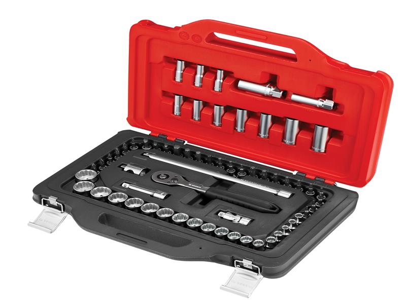 3/8in Drive Socket Set, 62 Piece