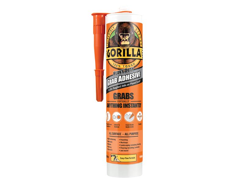 Gorilla® Heavy-Duty Grab Adhesive White 80ml