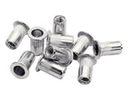 Steel Rivet Nuts M6 (Pack 20 + Free Drill Bit)