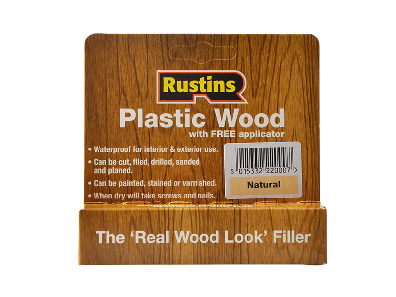 Plastic Wood Tube Teak 20g