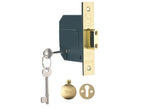PM562 Hi-Security BS 5 Lever Mortice Deadlock 81mm 3in Polished Brass