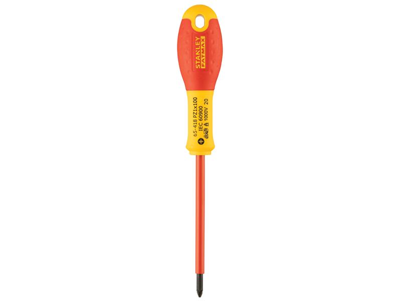 FatMax® VDE Insulated Screwdriver Pozidriv Tip PZ2 x 125mm