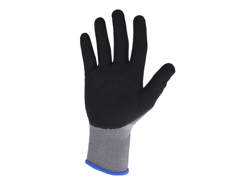 Breathable Microfoam Nitrile Gloves - L (Size 9)