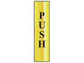 Push Vertical - Polished Chrome Effect 50 x 200mm