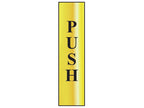 Push Vertical - Polished Chrome Effect 50 x 200mm