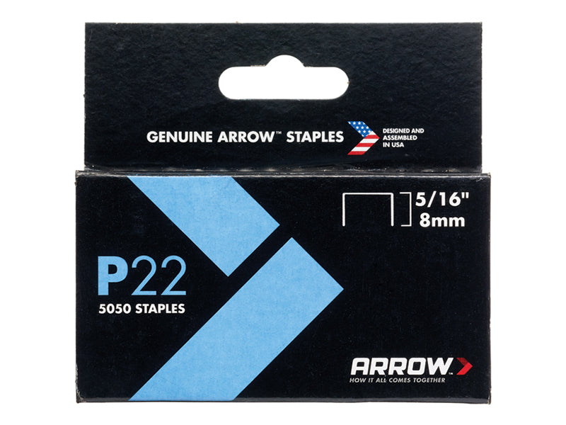 P22 Staples 8mm ( 5/16in) (Box 5050)                                            