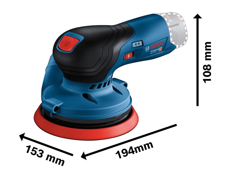 GEX 12V-125 Professional Random Orbital Sander 12V Bare Unit                    