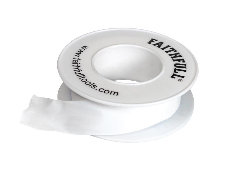 P.T.F.E Tape 12mm x 12m White (Pack 10)                                         